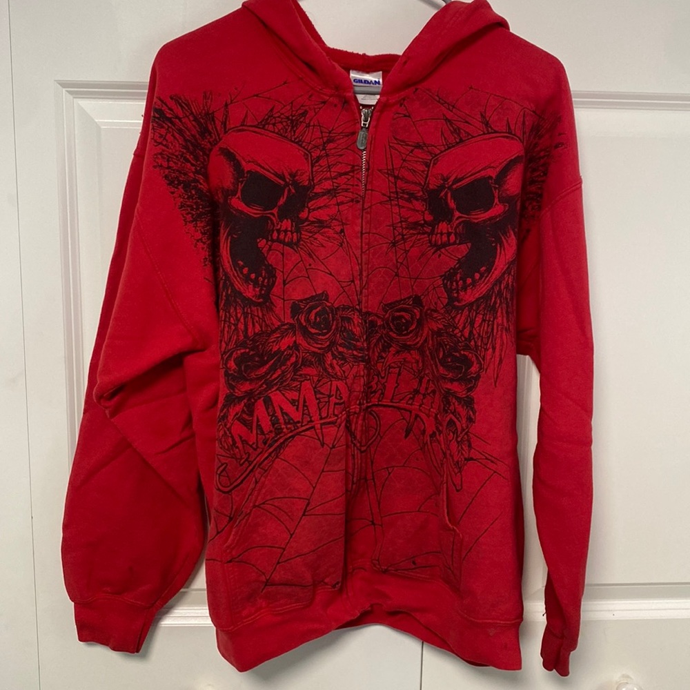 Red Skull Hoodie